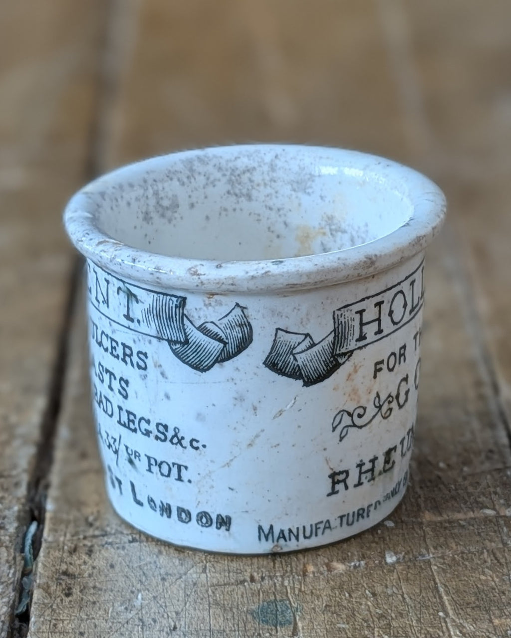 Holloway's Ointment Pot, c1867-1880