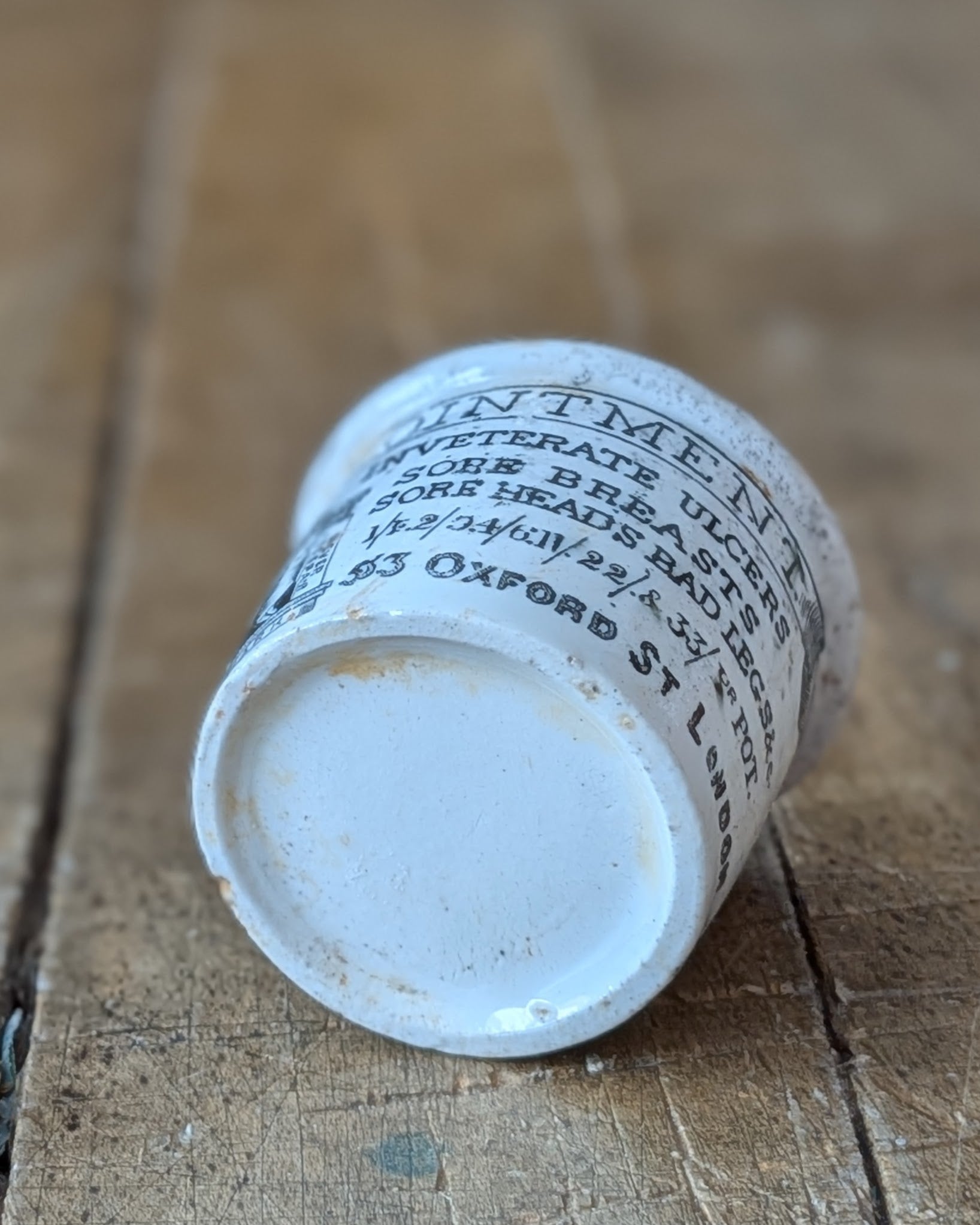 Holloway's Ointment Pot, c1867-1880
