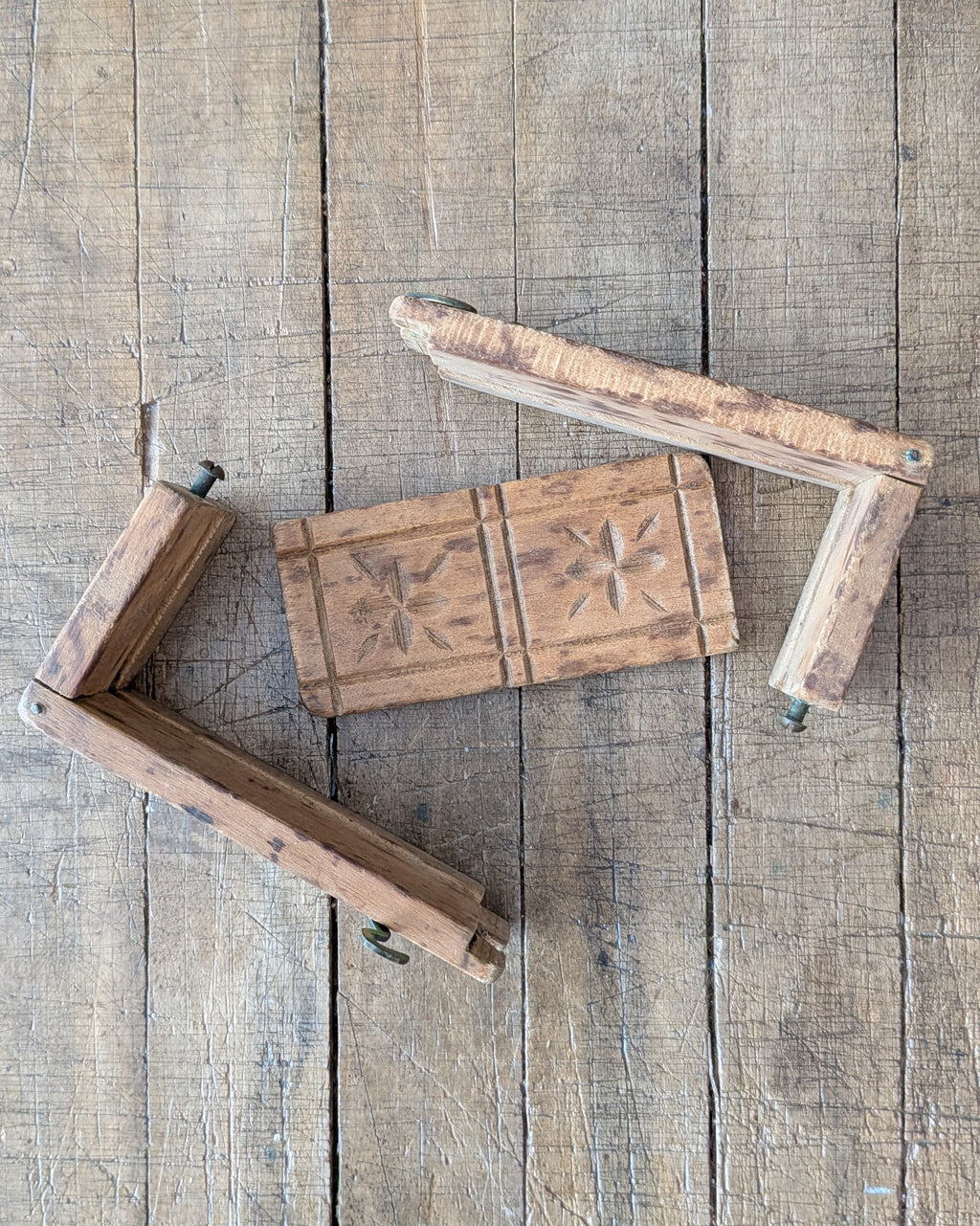 Antique Wooden Butter Mold