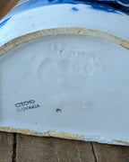 Vintage Ceramic Wall-Mount Salt Box Czechoslovakia