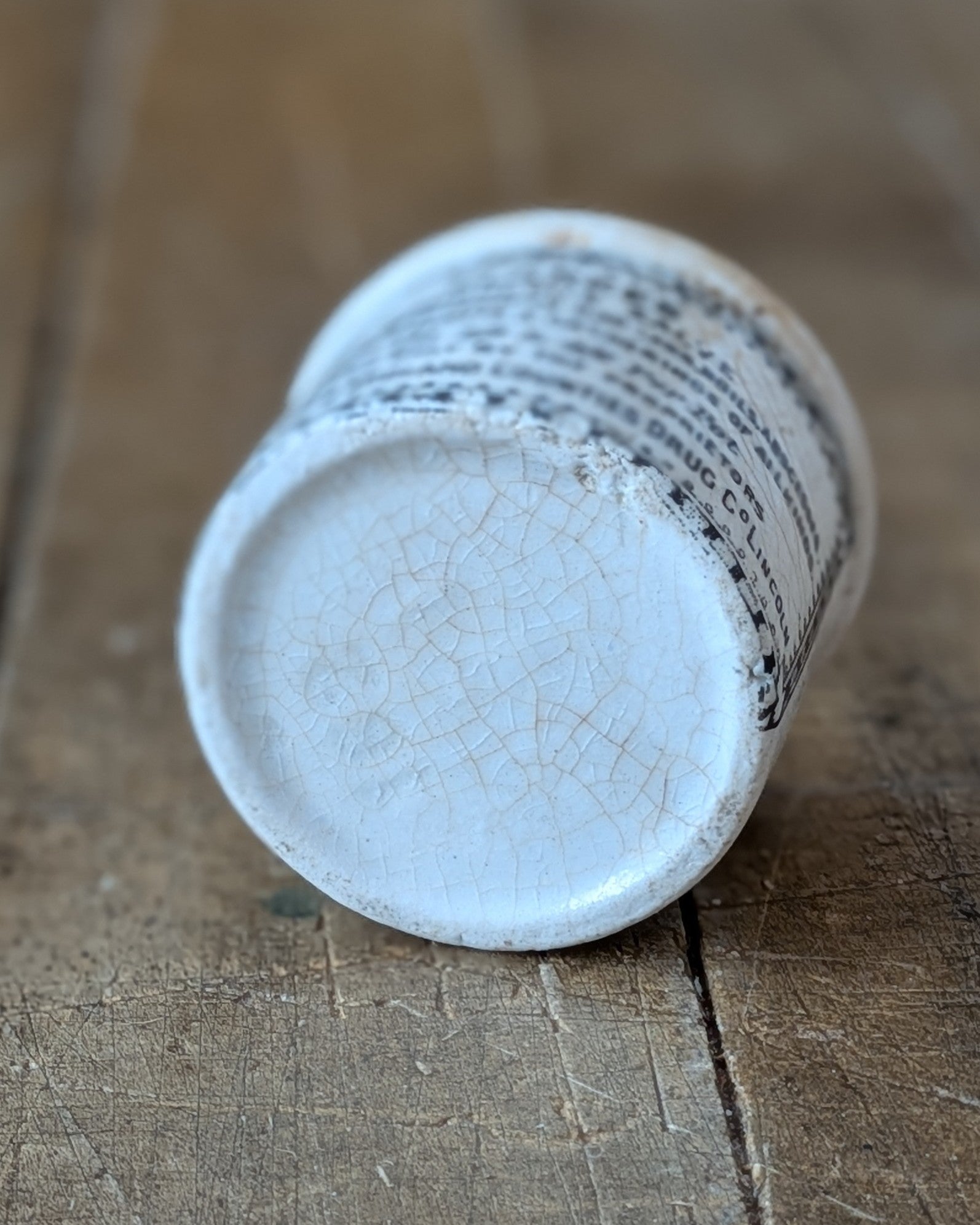 Victorian-era Clarke's Miraculous Salve Pot