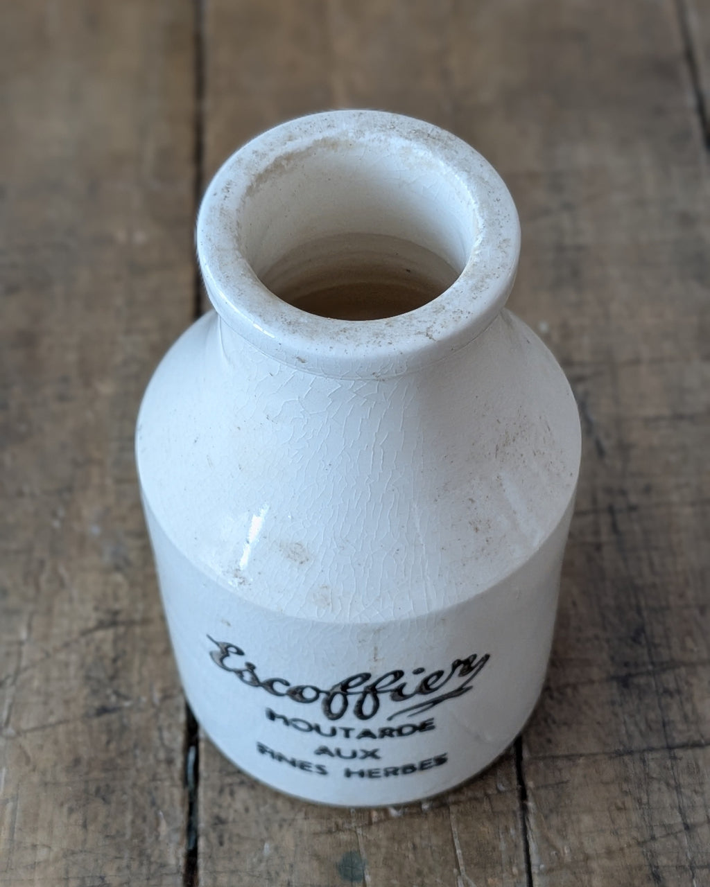 Escoffier Moutarde Aux Fines Herbes Mustard Pot