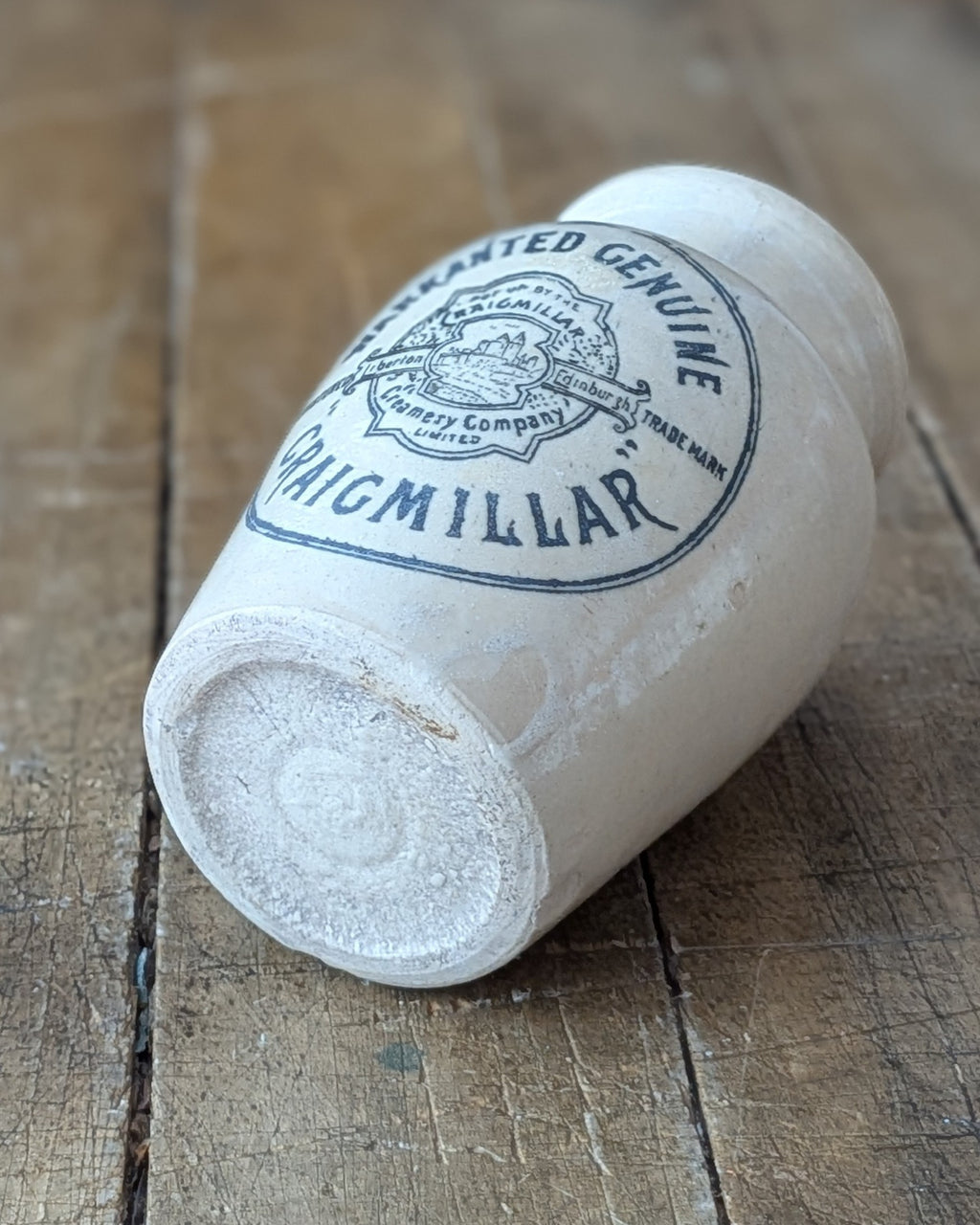 Vintage Stoneware Craigmillar Creamery Company Pot