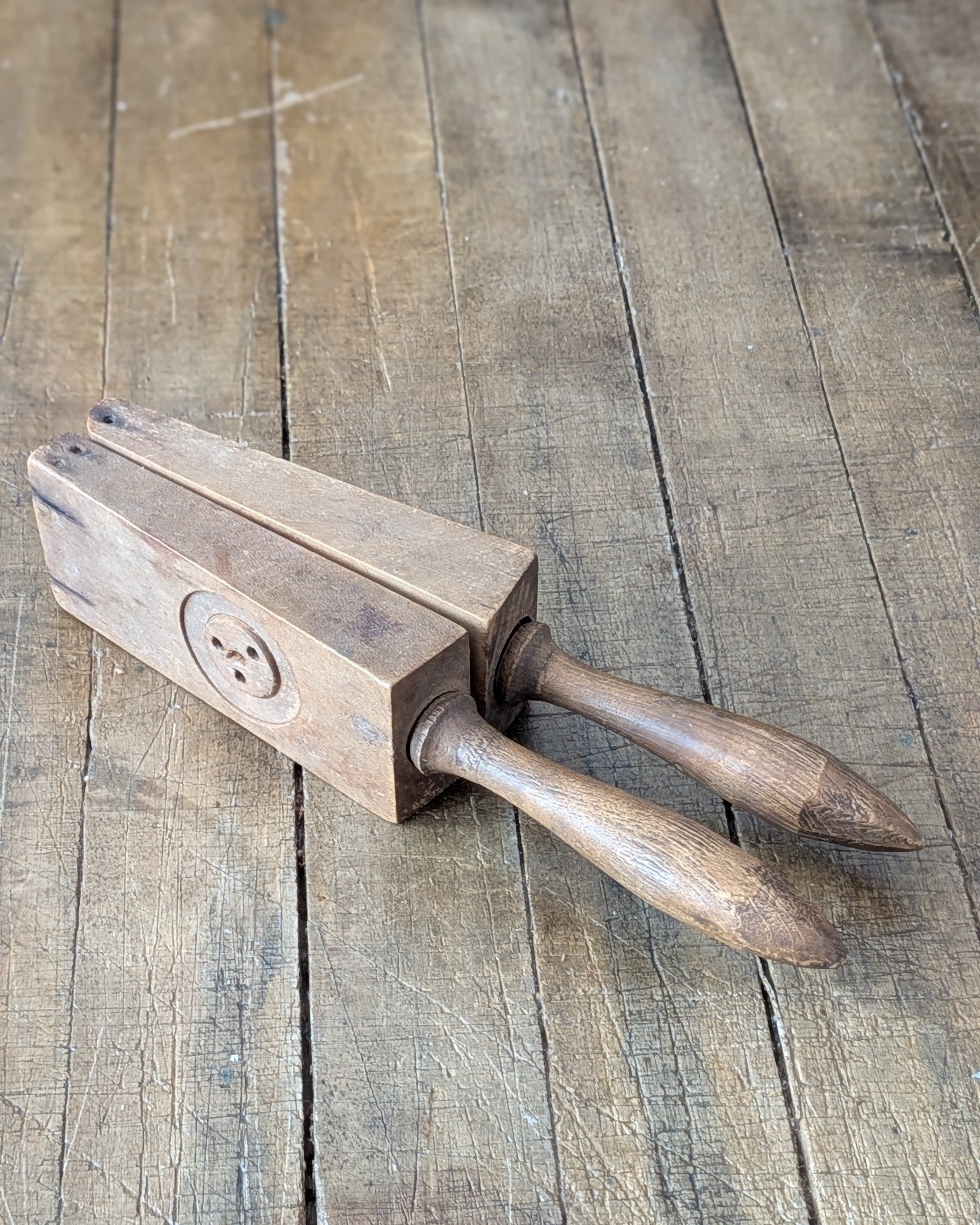 Antique Primitive Wooden Lemon Squeezer
