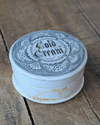 Antique English Ironstone Cold Cream Lidded Pot