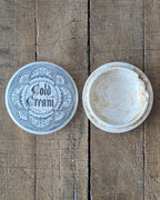 Antique English Ironstone Cold Cream Lidded Pot