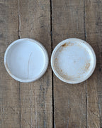 Antique English Ironstone Cold Cream Lidded Pot