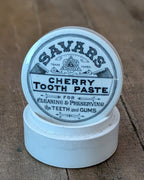 Ironstone Savars Cherry Tooth Paste Lidded Pot