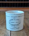 Victorian-era Ironstone Advertising Pot for Invalid Jelly