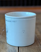 Victorian-era Ironstone Advertising Pot for Invalid Jelly