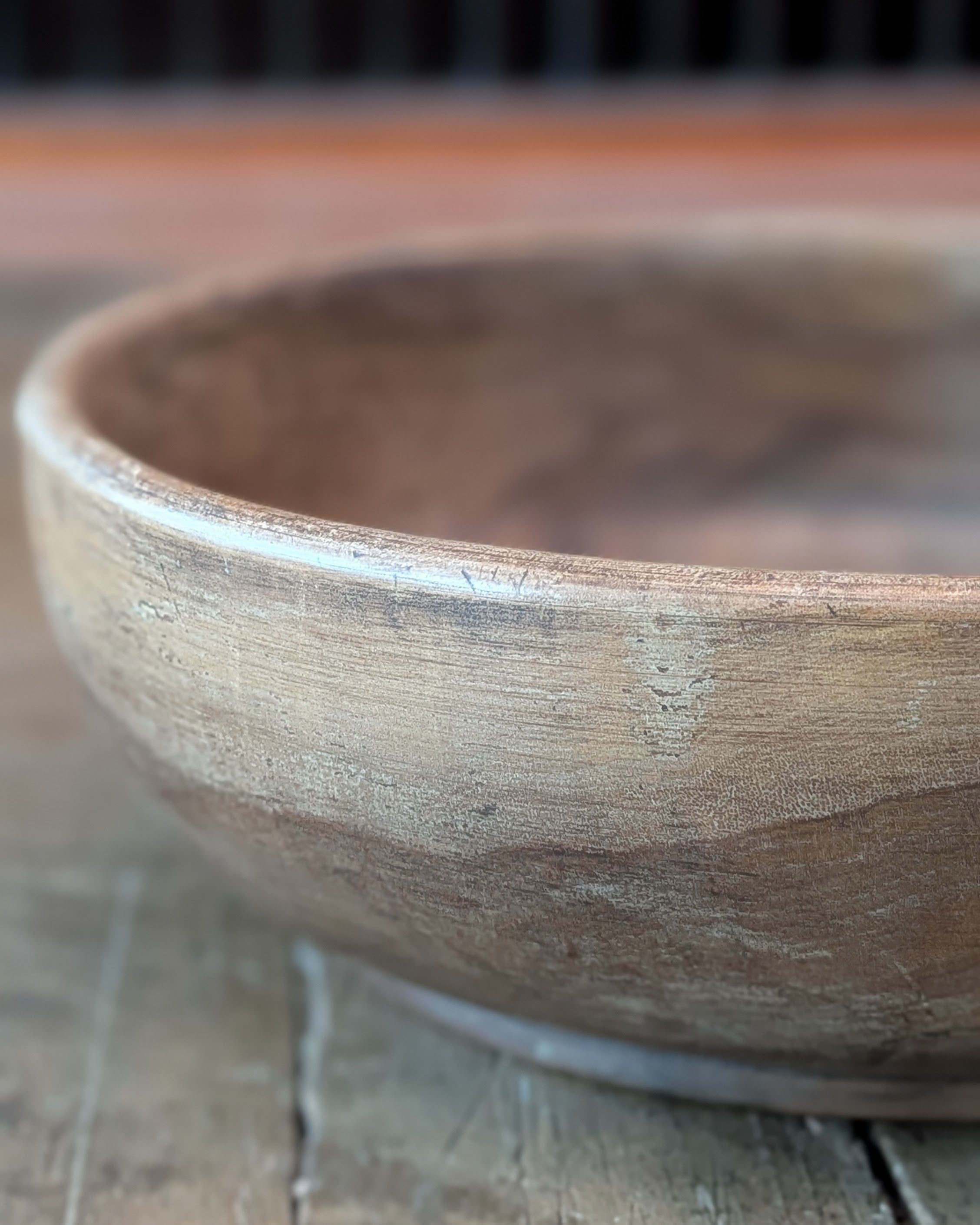 c1880 Elm Wooden Bowl