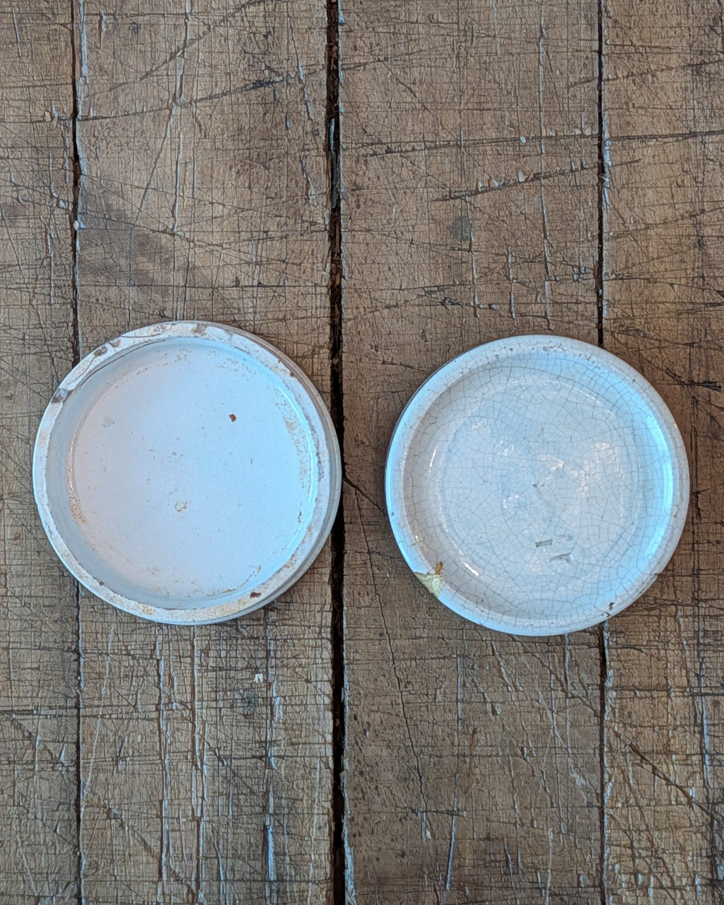 Victorian-era Ironstone Cold Cream Lidded Advertising Pot