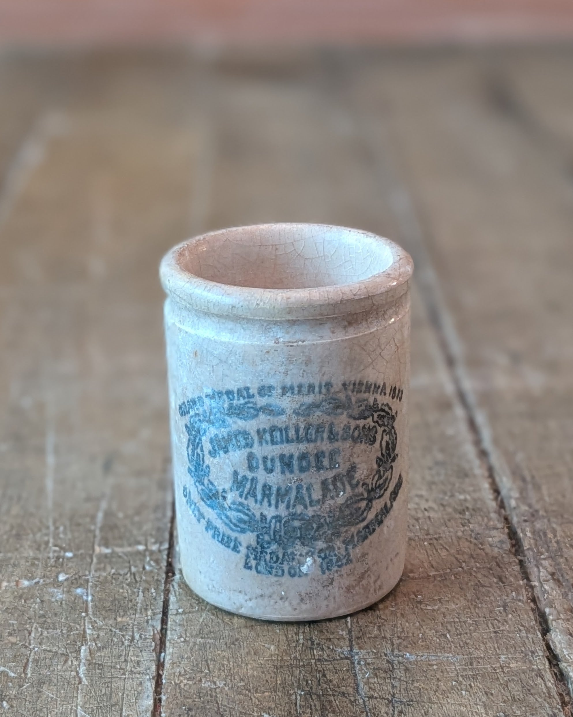 Train Size James Keiller & Sons Dundee Marmalade Advertising Pot