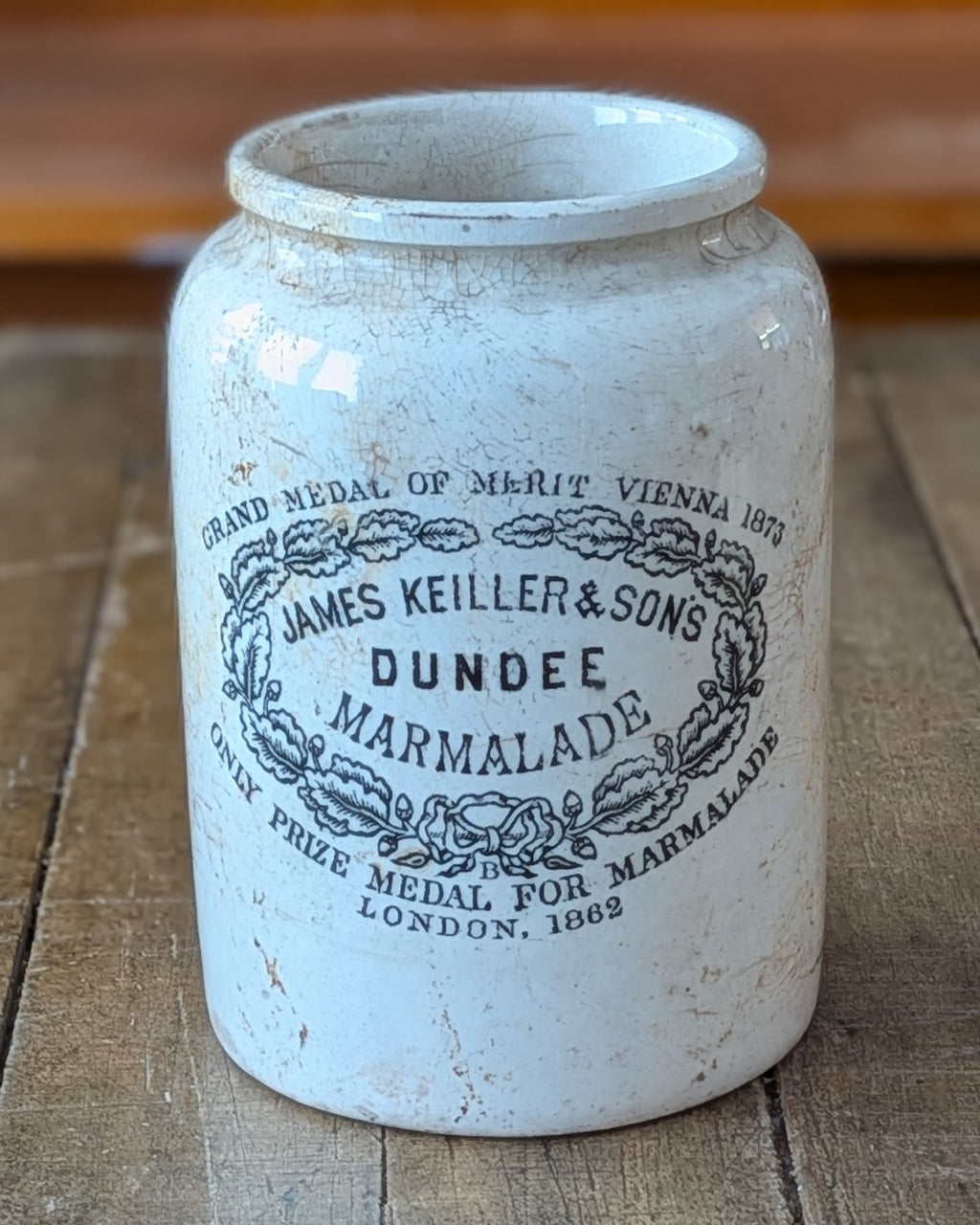 2 lb. James Keiller & Sons Dundee Marmalade Pot, c1868