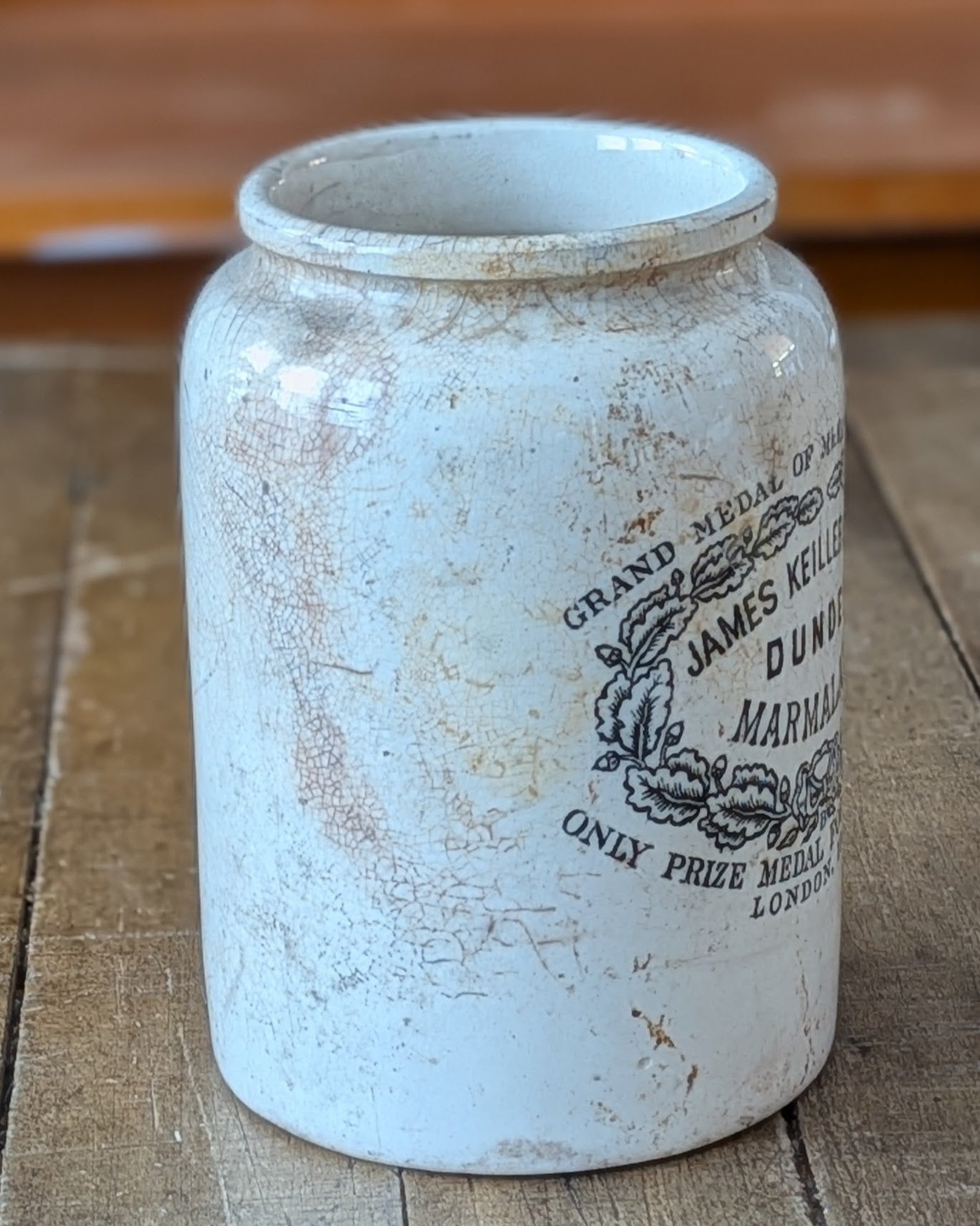 2 lb. James Keiller & Sons Dundee Marmalade Pot, c1868