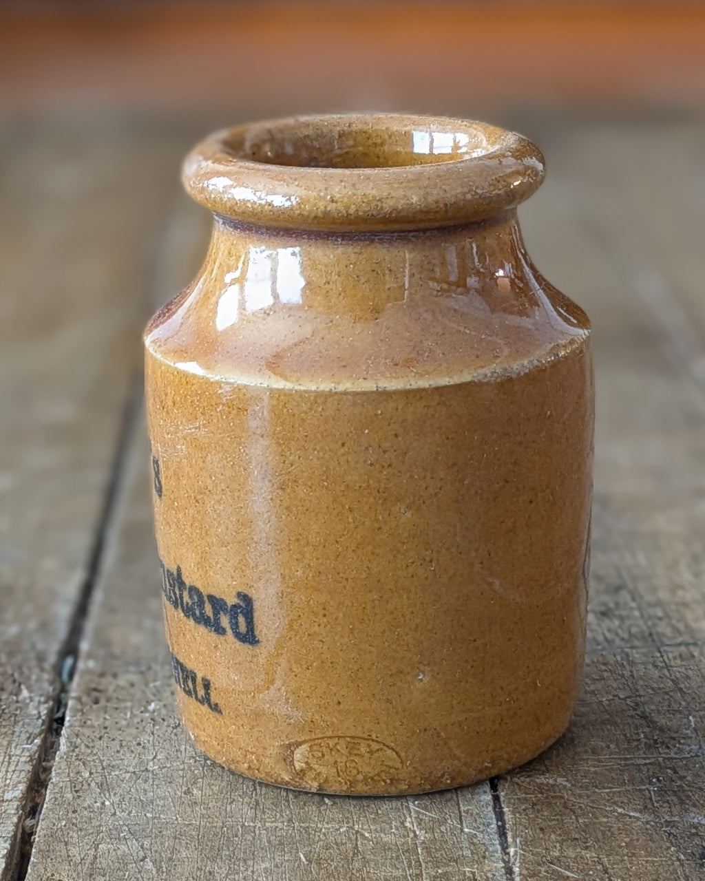 Stoneware Taylor's Prepared Mustard Jar, c1890