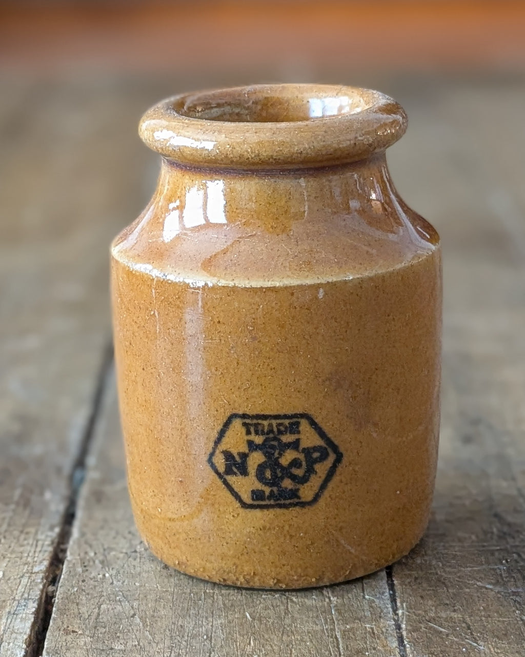 Stoneware Taylor's Prepared Mustard Jar, c1890