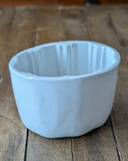 Antique English Ironstone Jelly or Pudding Mold with Sunflower Design