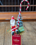 Handcrafted Vintage Curry Powder Spice Tin Christmas Assemblage
