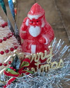 Handcrafted Vintage Oregano Spice Tin Christmas Assemblage