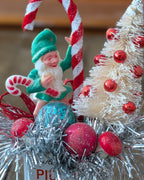 Handcrafted Pickling Spice Tin Christmas Assemblage