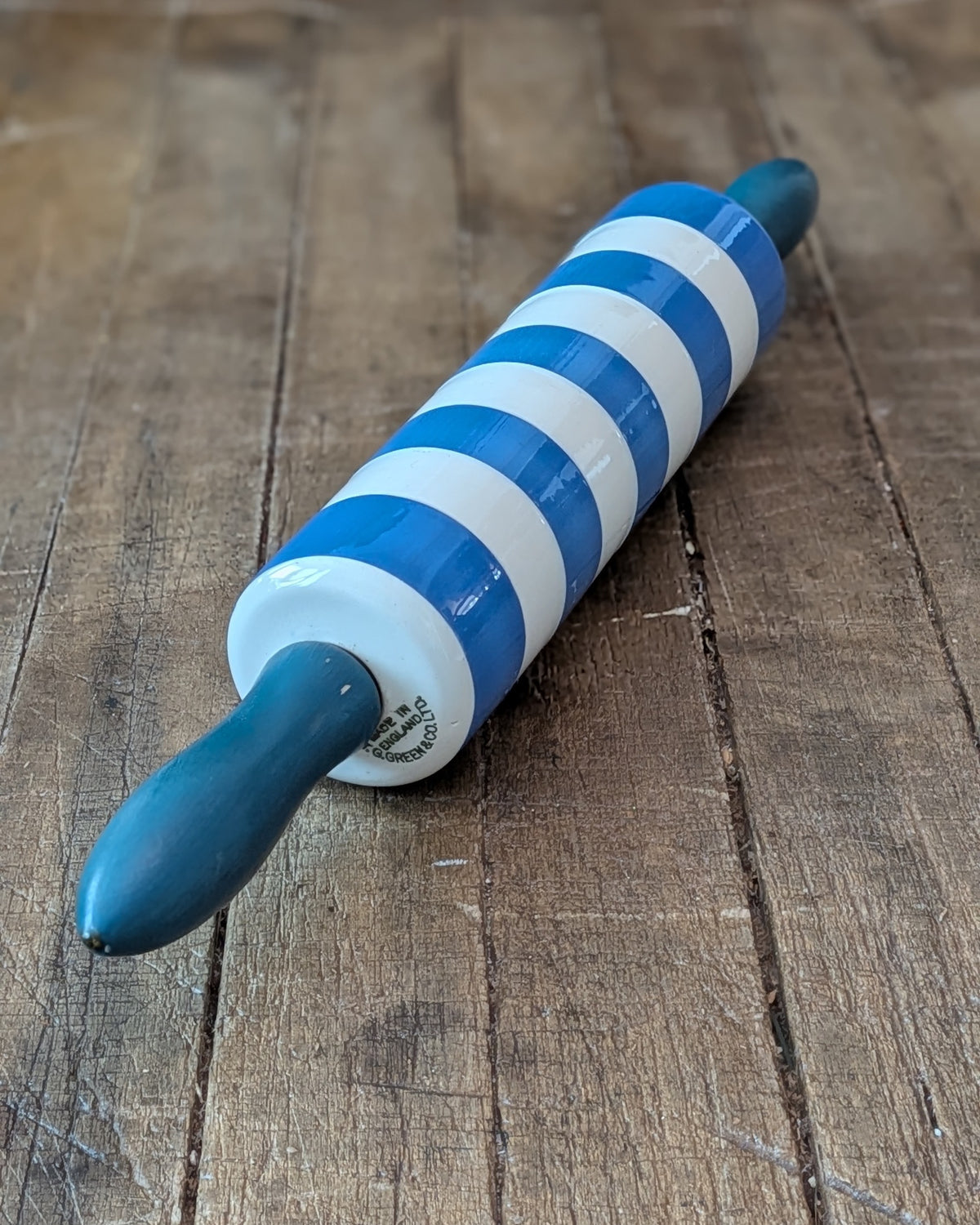 T.G. Green Cornishware Rolling Pin