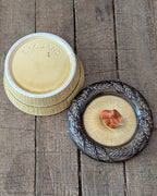 Vintage Ceramic Lidded Preserve/Jam/Honey Dish with Squirrel Handled Lid, c1930