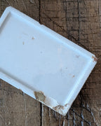 Rectangular Victorian-Era Pratt Ware Lidded Pot, c1850-1880