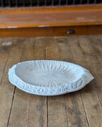 Antique Victorian Ironstone Bread Plate, c1850-1890