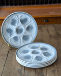 Vintage French Moulin des Loups Oyster Plates