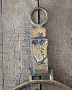 Vintage Brass Equestrian Wall Hook