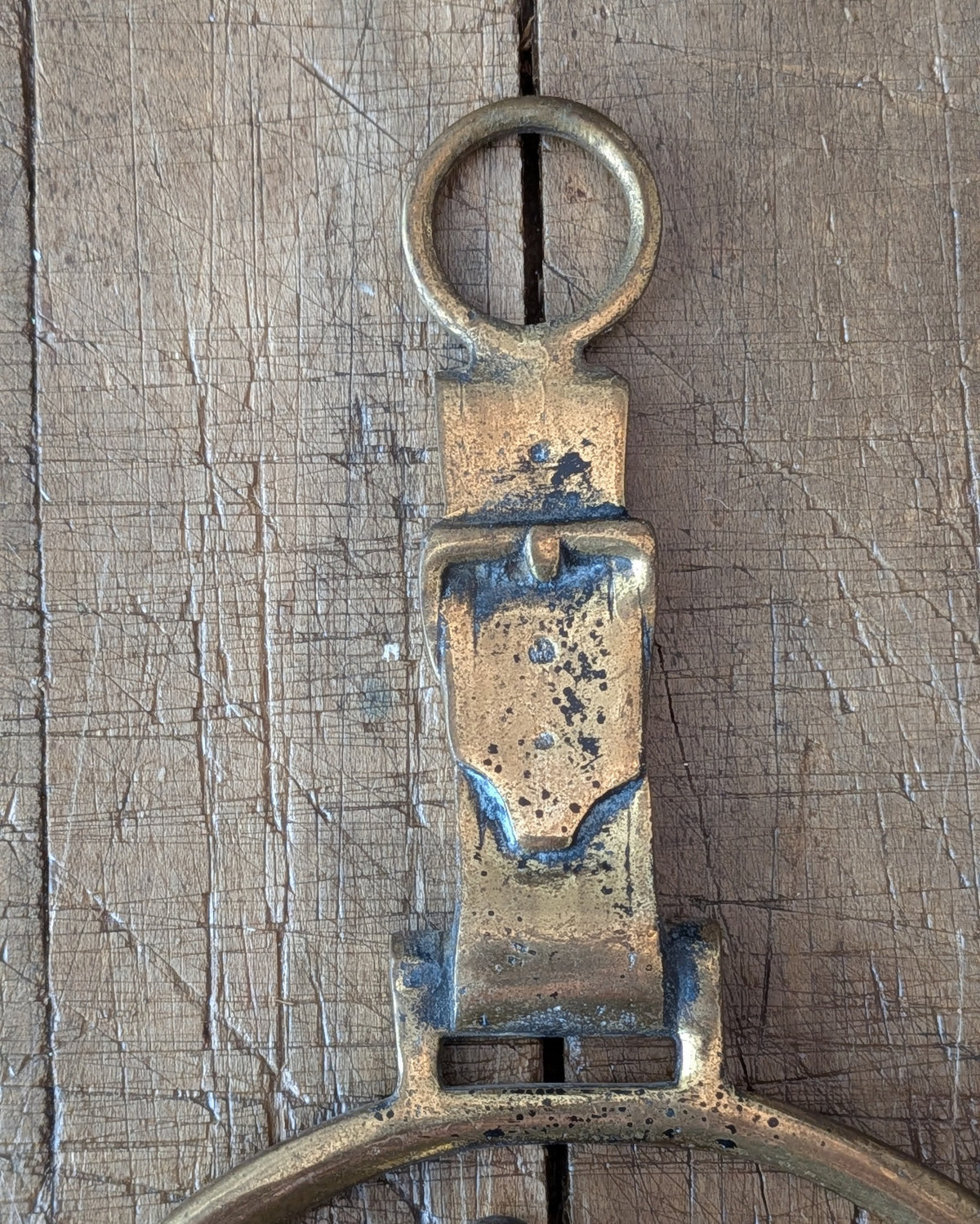 Vintage Brass Equestrian Wall Hook