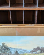 Framed Original Pastoral Watercolor by Charles Potter