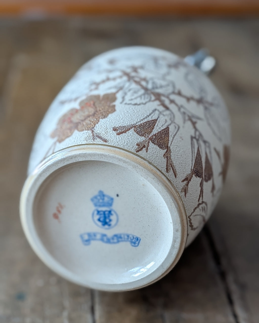 Victorian-era Taylor, Tunnicliffe & Co. Biscuit Barrel, c1886