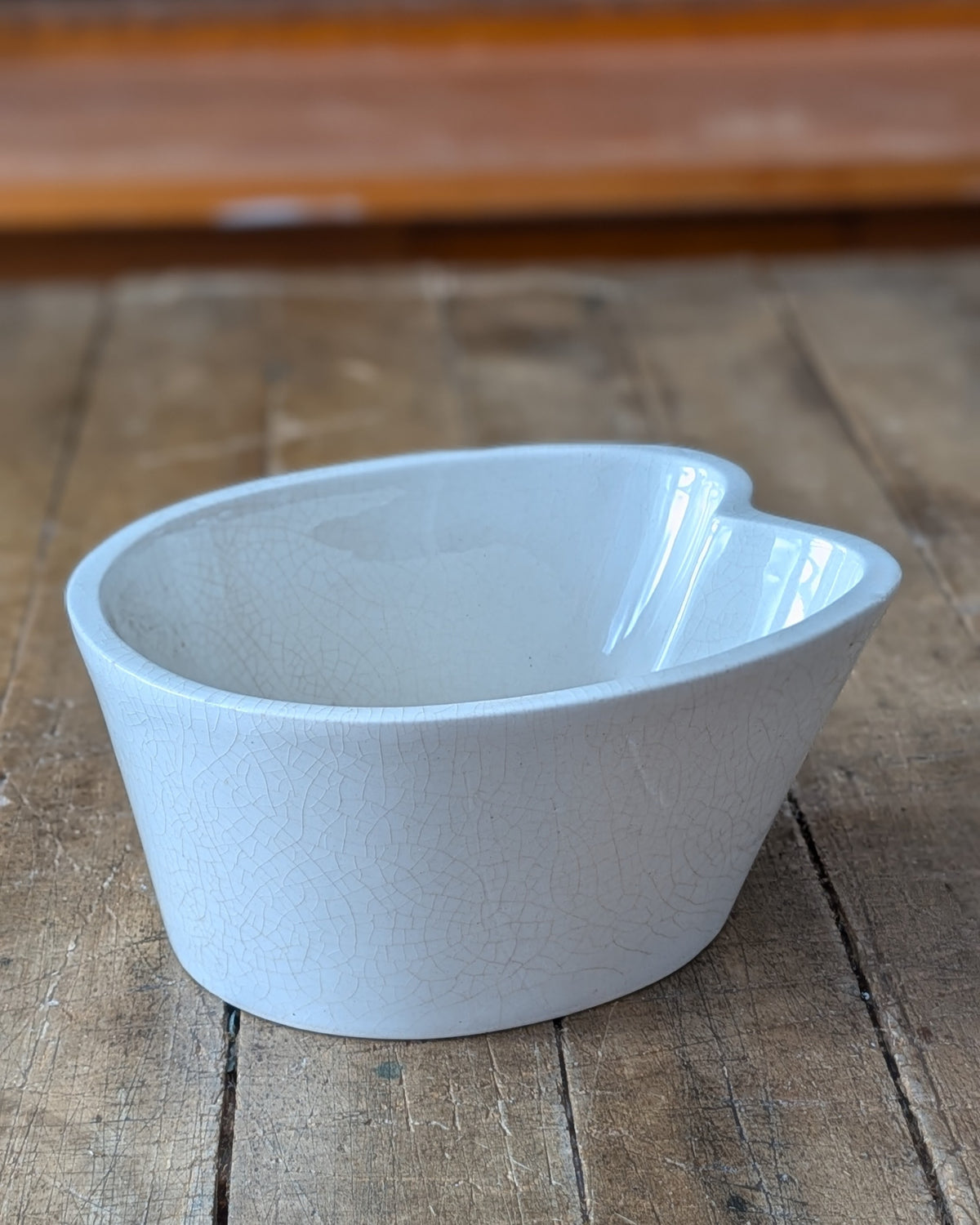 Victorian-Era Ironstone Horseshoe Shaped Pudding Mold, c1890