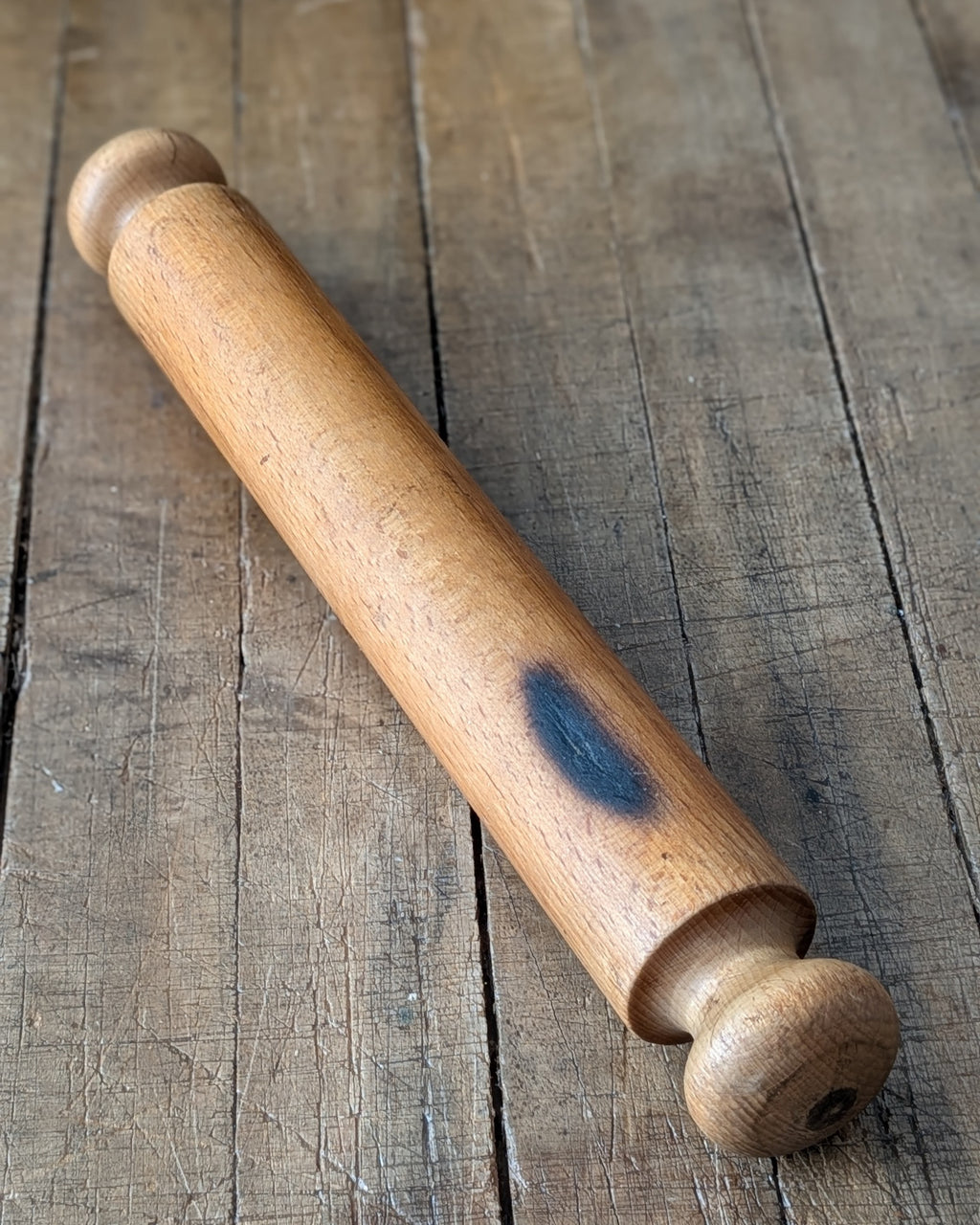 Antique English Turned Wooden Rolling Pin