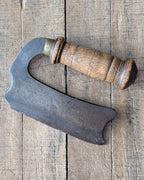 Antique Hand-Forged Steel Herb and Food Chopper, c1890