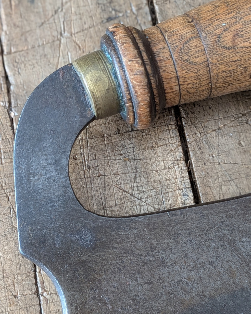 Antique Hand-Forged Steel Herb and Food Chopper, c1890