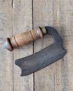 Antique Hand-Forged Steel Herb and Food Chopper, c1890