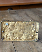 James Cartland & Sons Brass Rustic Gate Letter Holder, c1890-1910