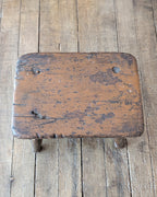 Primitive Milking or Hearth Stool from England