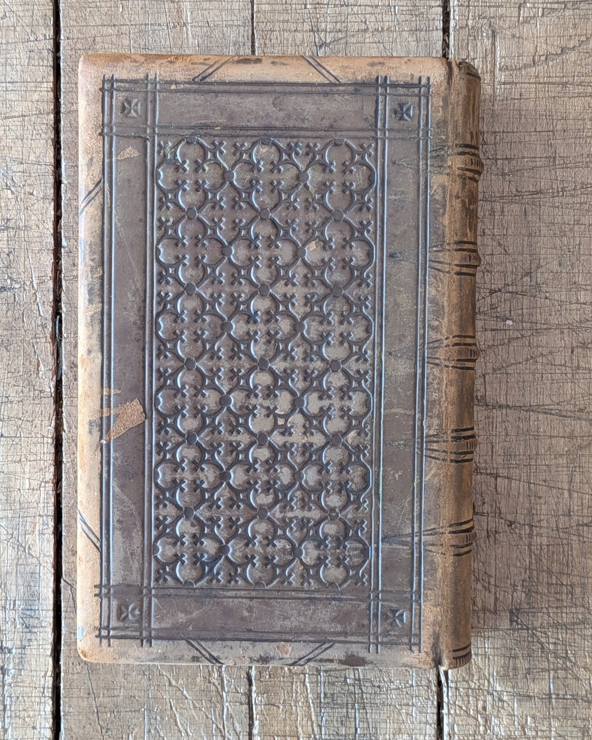 Tooled Leather-Bound Poetical Works of John Dryden , printed 1857