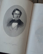Tooled Leather-Bound "Longfellow's Poetical Works" with Gauffered Gold Edges, c1859-1864