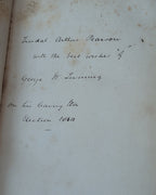 Tooled Leather-Bound Poetical Works of John Dryden , printed 1857
