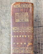 Leather-Bound Herbert's Poems, Published 1809