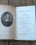 Leather-Bound Herbert's Poems, Published 1809