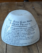 Brown & Polson's Corn Flour Blanc-Mange Ironstone Pudding Mold