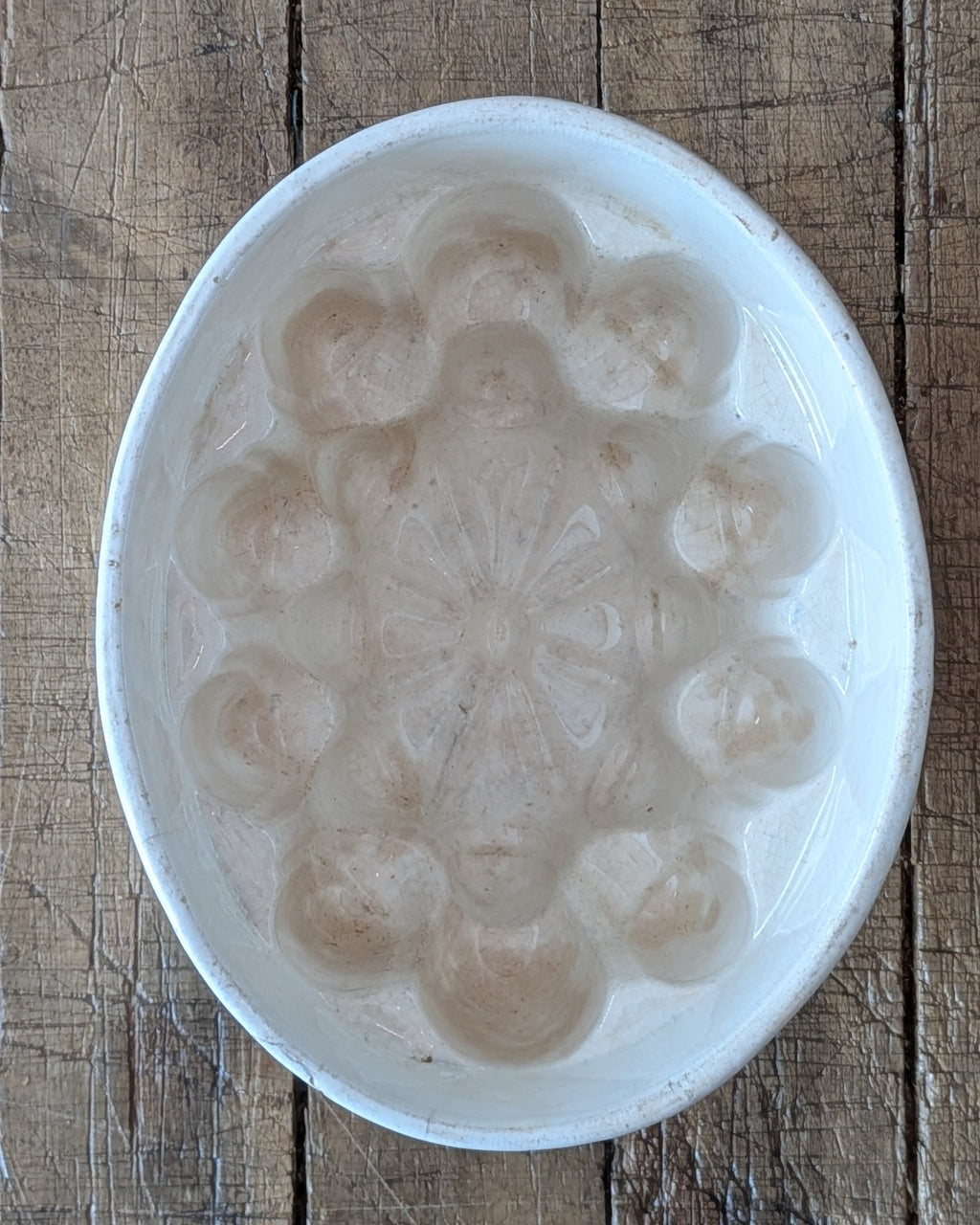 Brown & Polson's Corn Flour Blanc-Mange Ironstone Pudding Mold