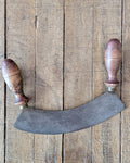 Victorian-Era Double-Handled Mezzaluna