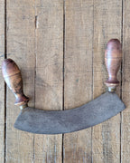 Victorian-Era Double-Handled Mezzaluna